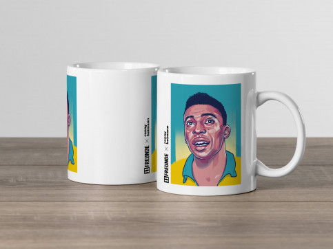 Design-Tasse - 11FREUNDE X Ronny Heimann: Pelé (2)
