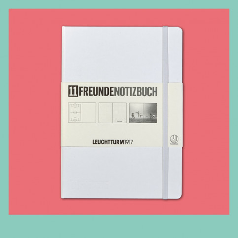 11FREUNDE Notizbuch (Edition 2.0)-Weiß