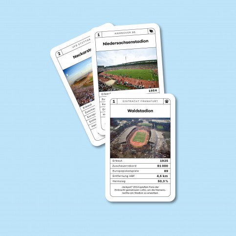 11FREUNDE Stadionquartett: deutsche Retro-Stadien