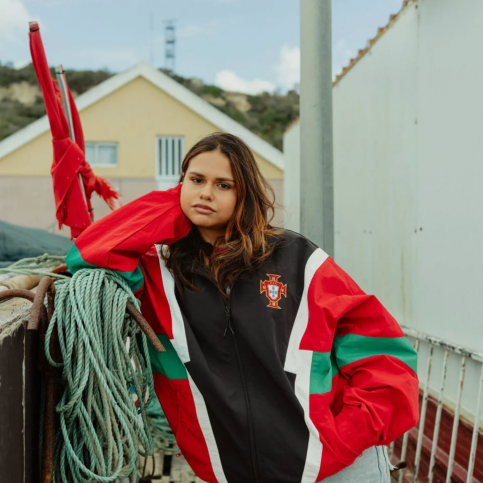 Portugal 1990 Retro Football Jacket