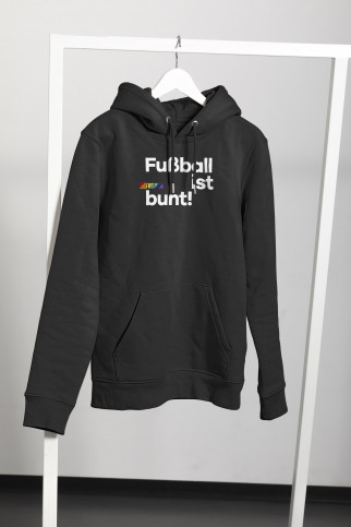 Hoodie - Fußball ist bunt (Fairwear & Bio-Baumwolle) | 11FREUNDE Textil