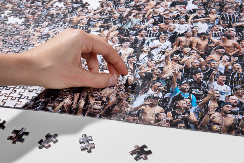 Puzzle: Corinthians Fankurve - Fußball - Reinaldo Coddou