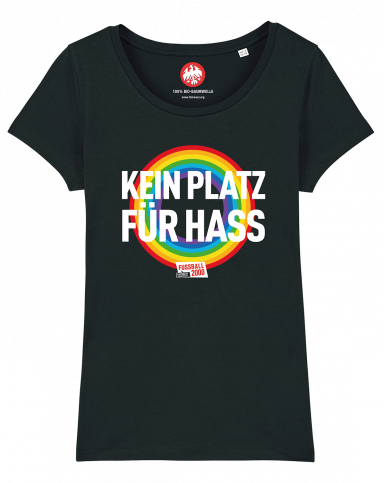 T-Shirt Frauen Kein Platz für Hass Fußball 2000 - 11˘FREUNDE SHOP
