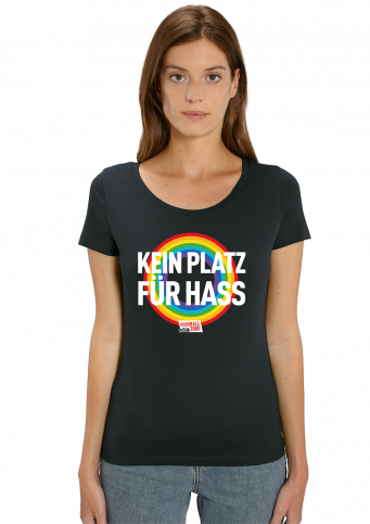 T-Shirt Frauen Kein Platz für Hass Fußball 2000 - 11˘FREUNDE SHOP
