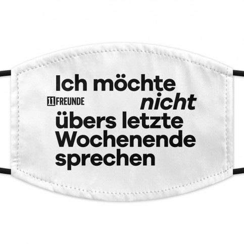 Wochenende NICHT-Maske WEISS (Erwachsene)