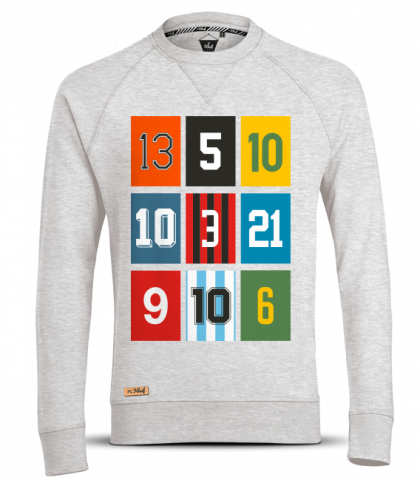 HET RUGNUMMER SWEATER (GREY)
