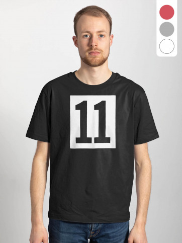 T-Shirt - 11 Kasten-Logo  - 11FREUNDE Textil