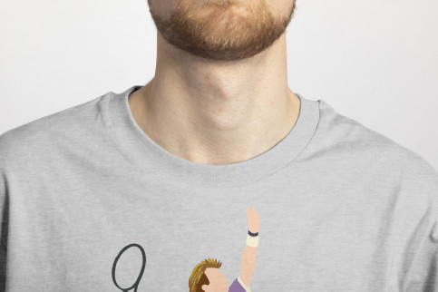 T-Shirt - Tennis Punk (Fairwear & Bio-Baumwolle) - 11FREUNDE x HANDS OF GOD