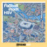 Fußballstadt Hamburg (Stadtplan mit HSV-Wortspielen / Design: Paul Grabowski)