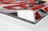 Fans And Flags als Direktdruck auf Alu-Dibond hinter Acrylglas (Detail)