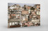 Favelas Around The Stadium als auf Alu-Dibond kaschierter Fotoabzug