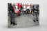 FC São Paulo Fans Waiting To Get In The Stadium als auf Alu-Dibond kaschierter Fotoabzug