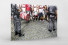 FC São Paulo Fans Waiting To Get In The Stadium als Direktdruck auf Alu-Dibond hinter Acrylglas