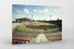 Blick in den Jahn-Sportpark als auf Alu-Dibond kaschierter Fotoabzug