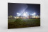 Schwarzwald-Stadion bei Flutlicht (Farbe) als Direktdruck auf Alu-Dibond hinter Acrylglas