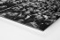 Gelbe Wand - Schwarzweiss (Hochformat 2) als auf Alu-Dibond kaschierter Fotoabzug (Detail)