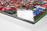 PSV vs. Benfica im Neckarstadion als Direktdruck auf Alu-Dibond hinter Acrylglas (Detail)