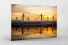 Signal Iduna Park bei Sonnenuntergang als auf Alu-Dibond kaschierter Fotoabzug