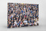 HSV Fans bei der Relegation vor dem Tor als auf Alu-Dibond kaschierter Fotoabzug