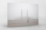 Nebel vor dem Olympiastadion als auf Alu-Dibond kaschierter Fotoabzug