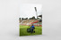Greenkeeper im Volksparkstadion 1997 als Direktdruck auf Alu-Dibond hinter Acrylglas