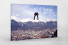 Skisprung über Innsbruck - Wintersport Wandbild 