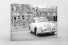 Fahrerfeld hinter Startwagen - Wandbild Radsport Deutschland-Rundfahrt 1961
