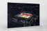 Wandbild: Anfield leuchtet bei Nacht - Luftbildaufnahme des Stadions vom FC Liverpool