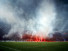 Bochumer Bengalos (Farbe) - VfL Bochum Foto von Christoph Buckstegen als Wandbild