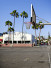 Basketballplatz in Venice Beach - Streetball Court Foto als Wandbild