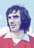 George by Ronny Heimann - Poster - Illustration von George Best