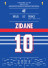 Poster: Zidane vs. Brazil - Doppelpack zum WM-Sieg 1998