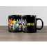 Fußballtasse / Kaffeebecher Black Edition: Football United (Design: Hands Of God)