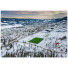Puzzle: Grüne Oase in der Schneelandschaft von Lillehammer