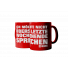 Kaffeebecher: Ich möchte nicht übers letzte Wochenende sprechen 11FREUNDE (rote Tasse)