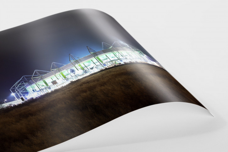 Borussia Park bei Flutlicht (Farbe) - 11FREUNDE BILDERWELT