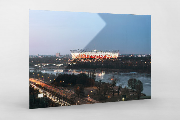 Nationalstadion Warschau am Abend - 11FREUNDE BILDERWELT