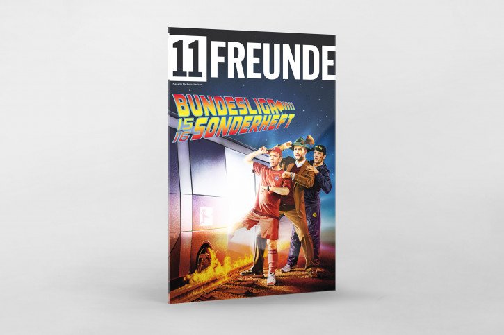 Fußball Wandbild Covermotiv: 11FREUNDE - Bundesliga-Sonderheft 2015/16 Zurück in die Zukunft