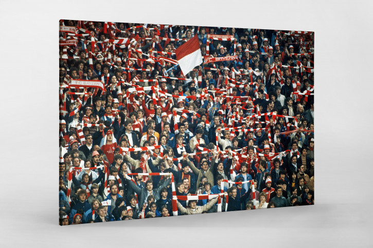 Bayern Fans 1982 - Fußball Foto Wandbild - 11FREUNDE SHOP