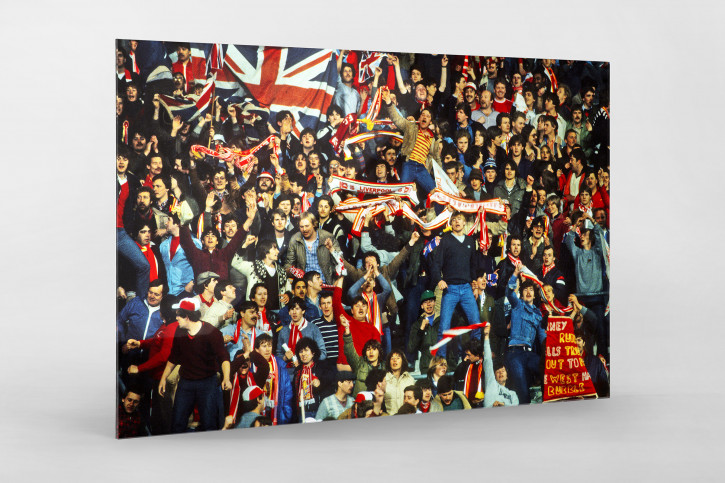 Liverpool Fans 1981 - Fußball Foto Wandbild - 11FREUNDE SHOP
