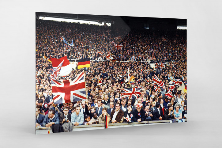 Fans beim WM Finale 1966 - 11FREUNDE SHOP - Fußball Foto Wandbild