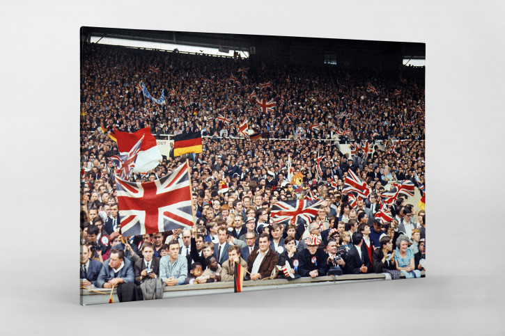 Fans beim WM Finale 1966 - 11FREUNDE SHOP - Fußball Foto Wandbild