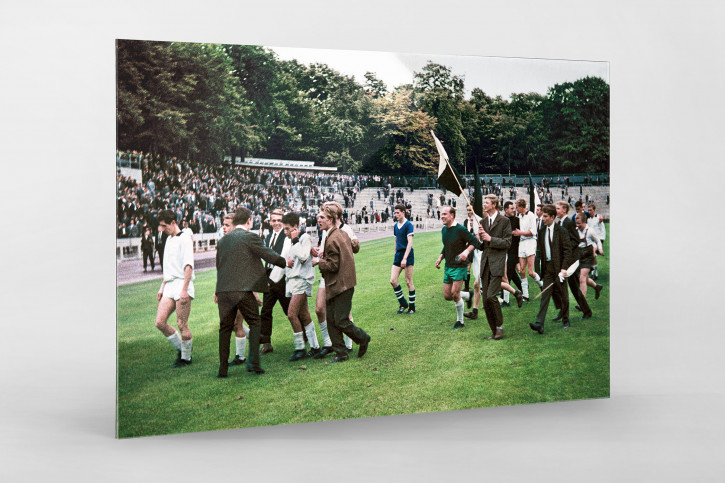 Gladbacher Jubel in Marl - 11FREUNDE SHOP - Fußball Foto Wandbild