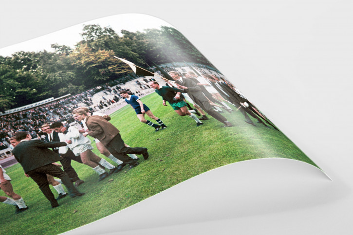 Gladbacher Jubel in Marl - 11FREUNDE SHOP - Fußball Foto Wandbild