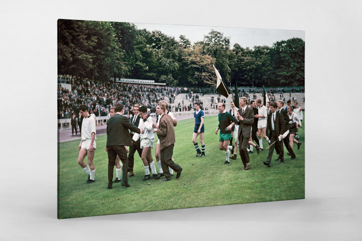 Gladbacher Jubel in Marl - 11FREUNDE SHOP - Fußball Foto Wandbild