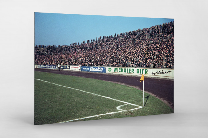 Tribüne Stadion am Uhlenkrug - 11FREUNDE SHOP - Fußball Foto Wandbild