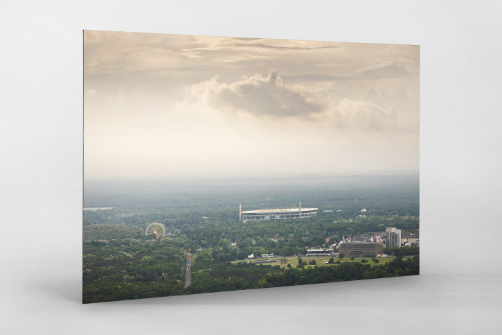 Frankfurter Arena im Stadtbild - Fußball Wandbild - 11FREUNDE SHOP