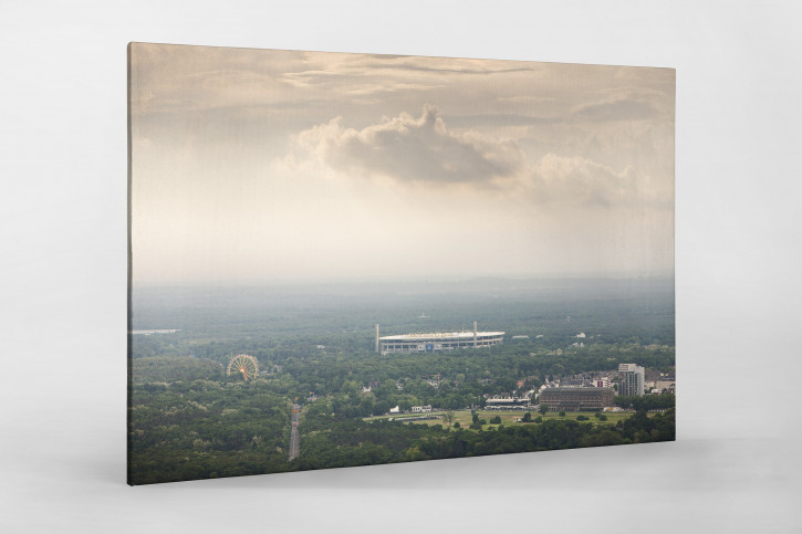 Frankfurter Arena im Stadtbild - Fußball Wandbild - 11FREUNDE SHOP