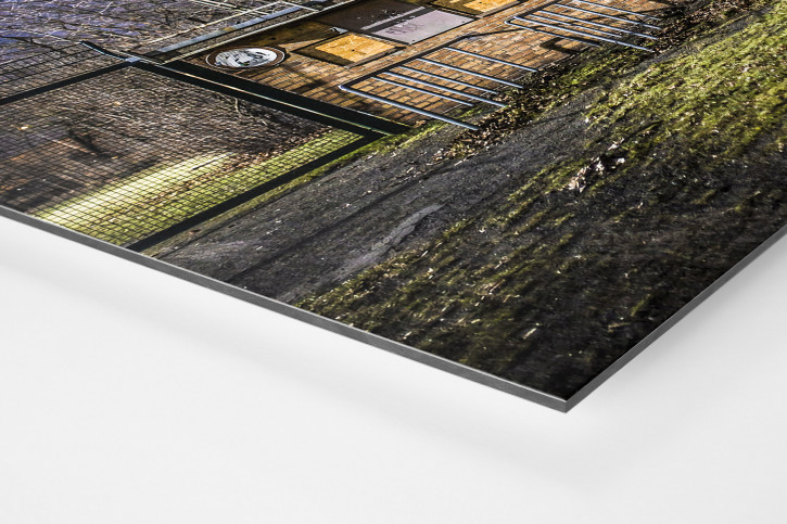 Kartenhäuschen Mommsenstadion - Sebastian Wells Foto als Wandbild - 11FREUNDE SHOP