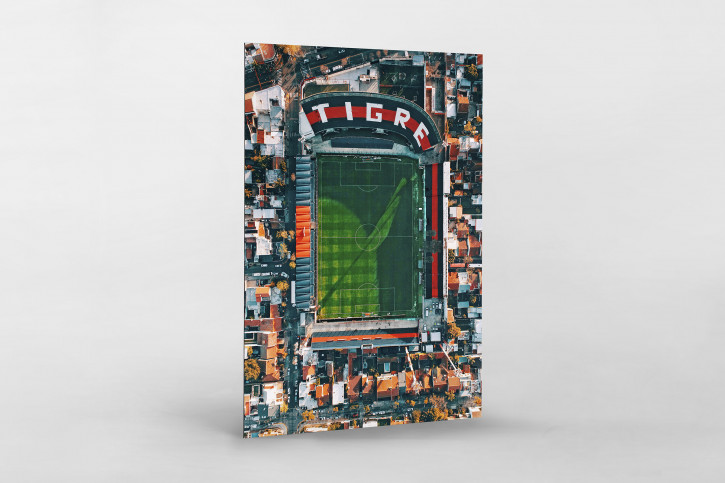 Vogelperspektive Estadio Jose Dellagiovanna - CA Tigre Stadion Wandbild - 11FREUNDE SHOP